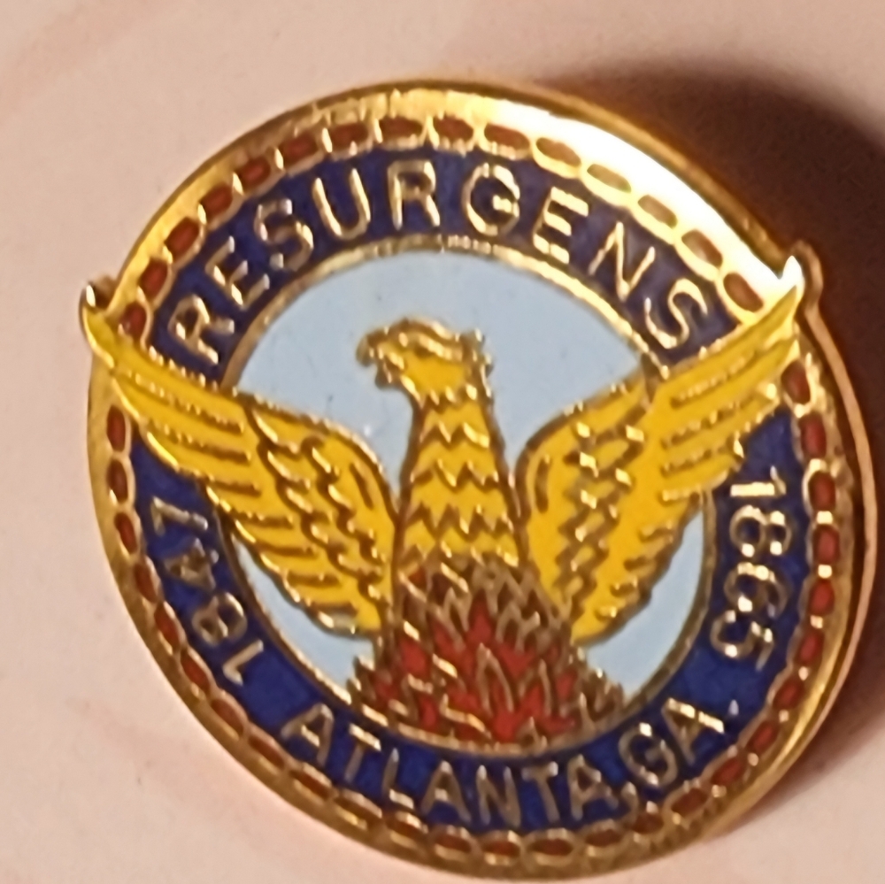 Collectible Official Seal of the City of Atlanta Georgia Lapel Shirt Pin. Great - Picture 3 of 8